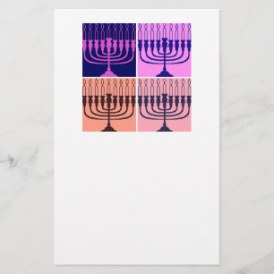 Papeterie Hanoukka Menorah