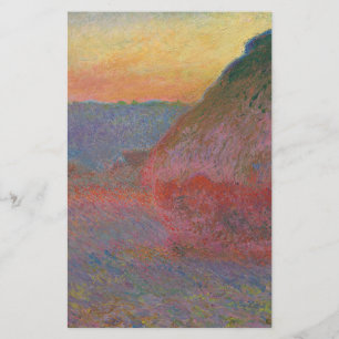 Papeterie Haystacks (par Claude Monet)