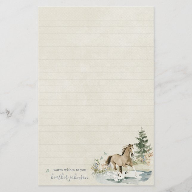 Papeterie Hearthlight Notes Prairie & Crinière Notes (Devant)