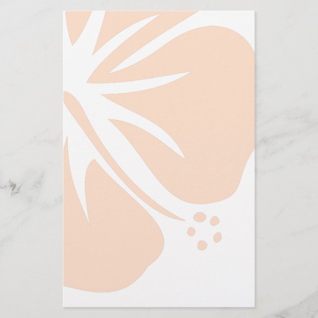 Papeterie Hibiscus orange (Devant)