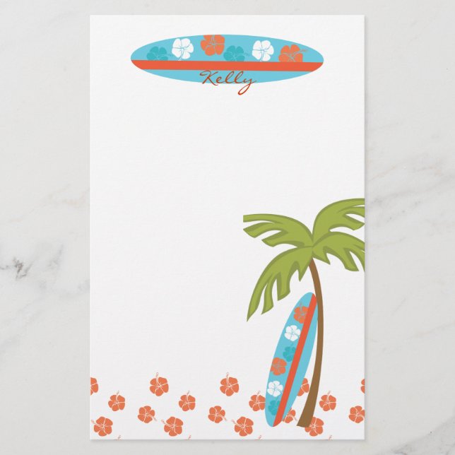 Papeterie Hibiscus Surboard (Devant)