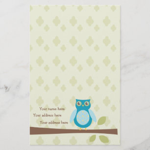 Papeterie Hibou doux simple