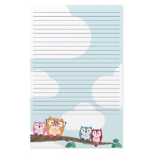 Hibou mignon en verre de hippie