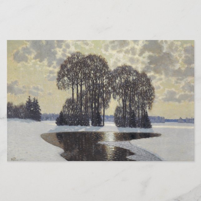 Papeterie Hiver (par Vilhelms Purvitis) (Devant)