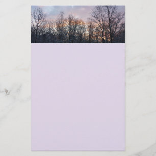 Papeterie Hiver Sunrise I Pastel Paysage naturel