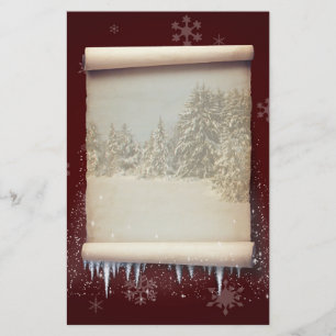 Papeterie Hivernment Parchment Illustration