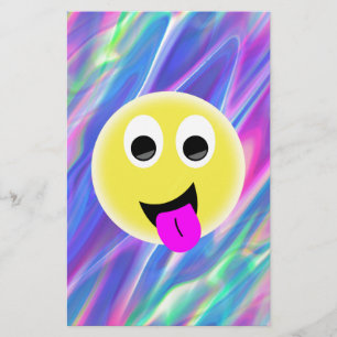 Papeterie hologramme émoji