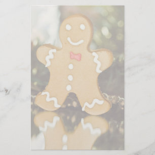 Papeterie Homme en pain d'épices de Noël