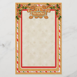 Papeterie Homme et femme de pain d'épices