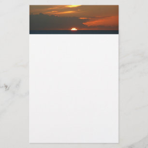 Papeterie Horizon Coucher de soleil Colorful Seascape Photog