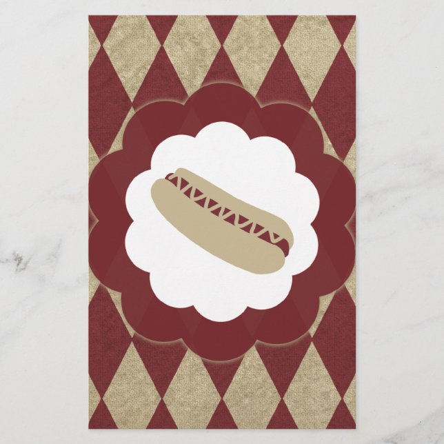 Papeterie hot dog diamonds (Devant)