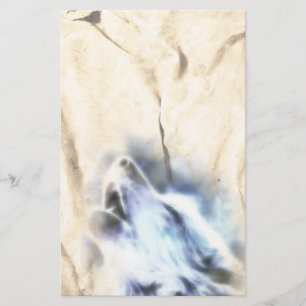 Papeterie Howling Wolf Native American Stationery