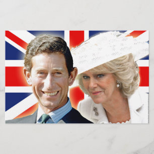 Papeterie HRH Prince Charles et HRH Duchesse de Cornwall