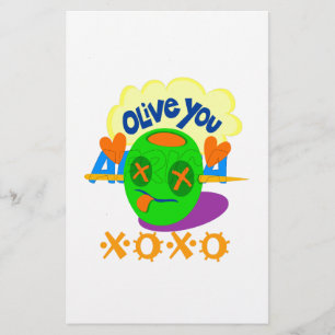 Papeterie I Love You XOXO beau texte graphique extraordinair