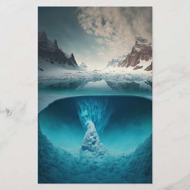 Papeterie Icy Mountain View (Devant)