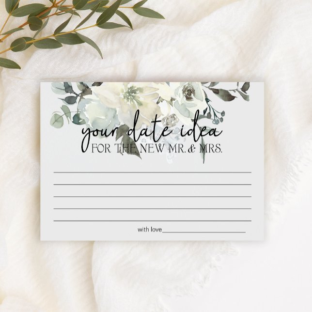 Papeterie Idée de jeu de douche pour soirée de date florale  (Créateur téléchargé)