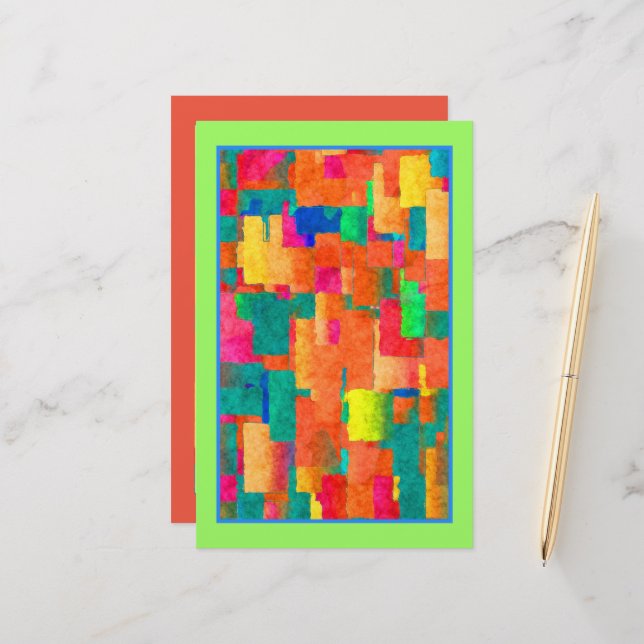 Papeterie Idées papier d'enveloppement de savon Moderne sur  (Devant/Arrière en situation)