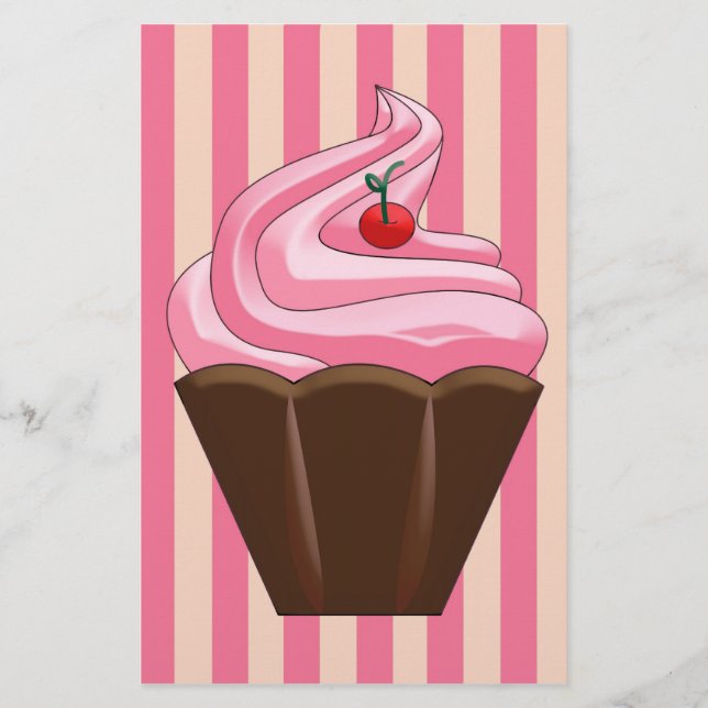 Papeterie Illustration de dessert d'été sucré (Devant)
