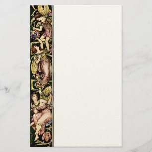 Papeterie Illustration de fée Art nouveau