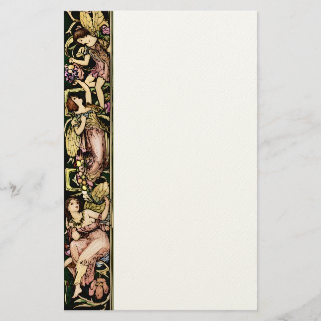 Papeterie Illustration de fée Art nouveau (Devant)
