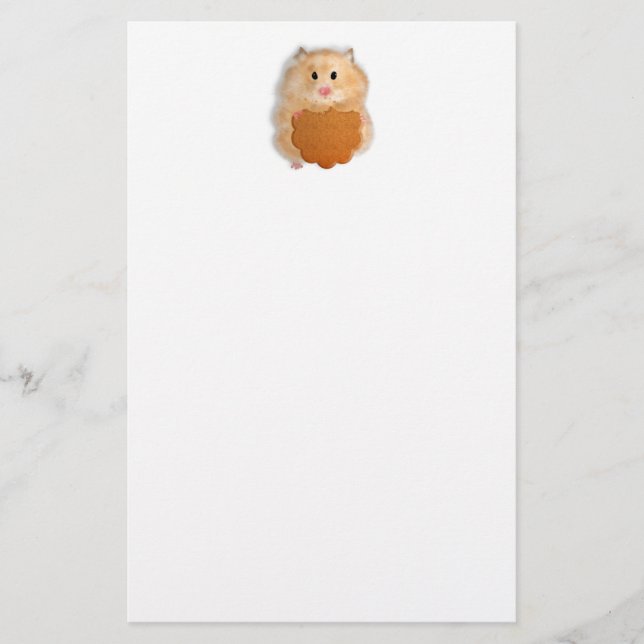 Papeterie Illustration de personnage de hamster drôle (Devant)