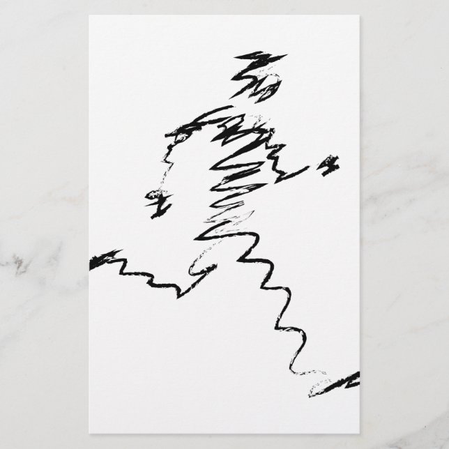 Papeterie Illustration du cool du coureur (Devant)