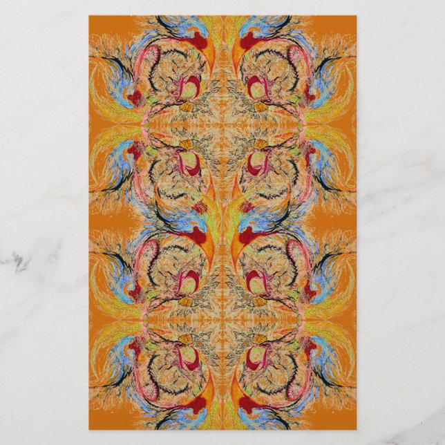 Papeterie Imaginaire Abstrait Scrapbook Papier d'artisanat O (Devant)