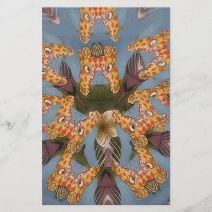 Papeterie Impression d'art Abstrait Giraffe