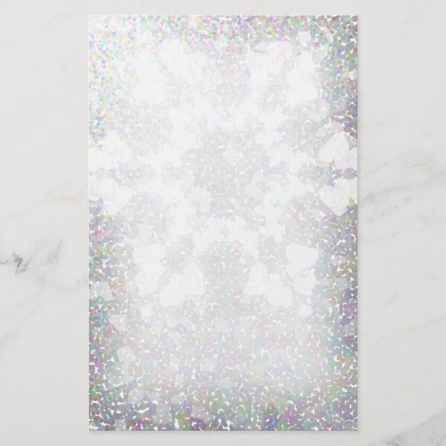 Papeterie Impression de flocon de neige (Devant)