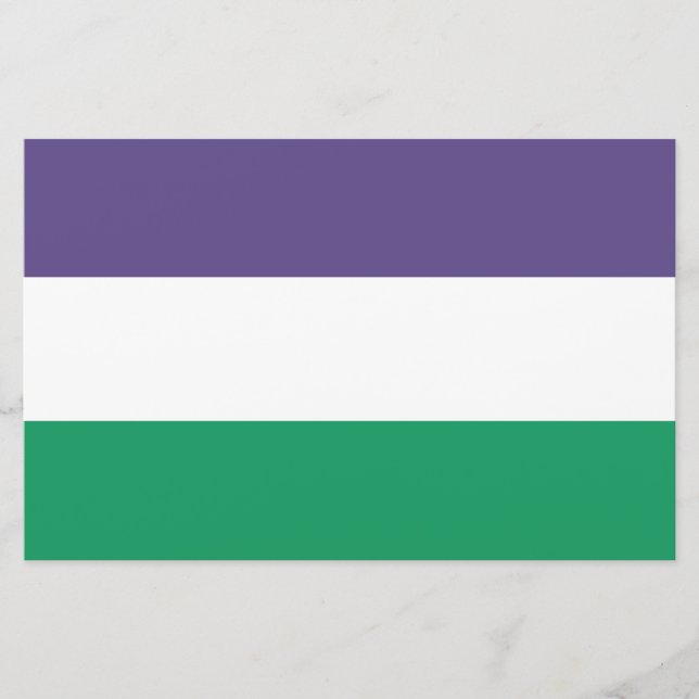 Papeterie Indicateur Suffragette (Devant)