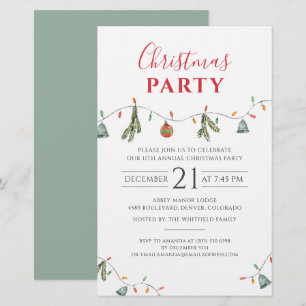 Papeterie Invitation à l'événement d'entreprise de la fête d