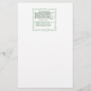 Papeterie Invitation de chauffage de poème de Chambre