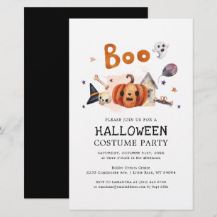 Papeterie Invitation pour une soirée de costumes d'Halloween