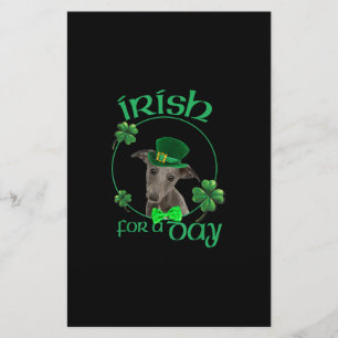 Papeterie Irish For A Day Whippet Lucky Dog