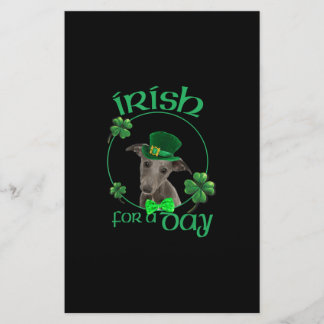 Papeterie Irish For A Day Whippet Lucky Dog