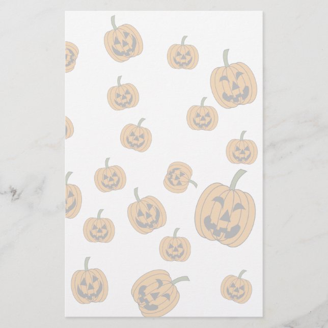 Papeterie Jack O'Lanterns arrière - plan (Devant)