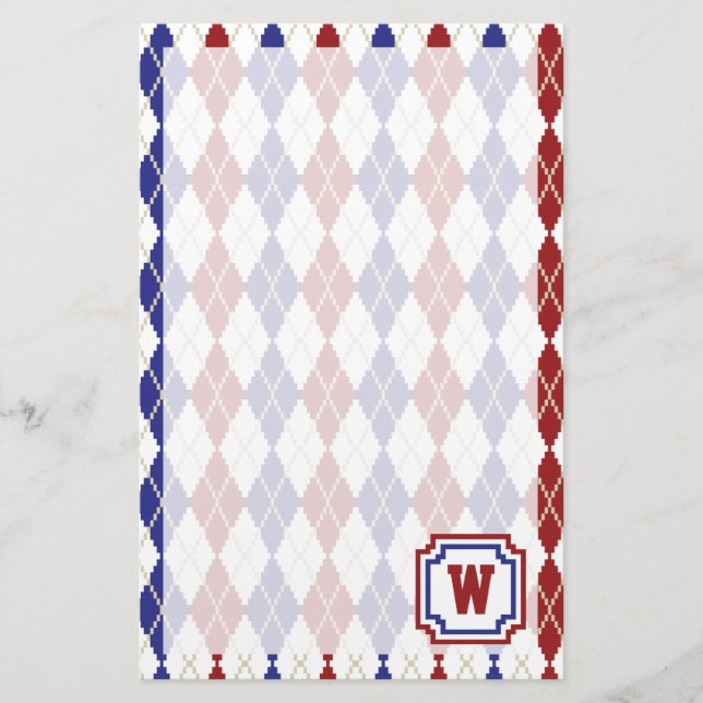 Papeterie Jacquard Americana (Devant)
