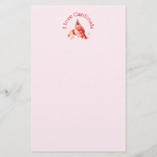 Papeterie J'aime des cardinaux