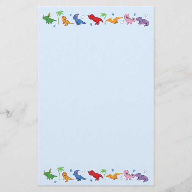 Papeterie J'aime des dinosaures ! (Mignon) (Devant)