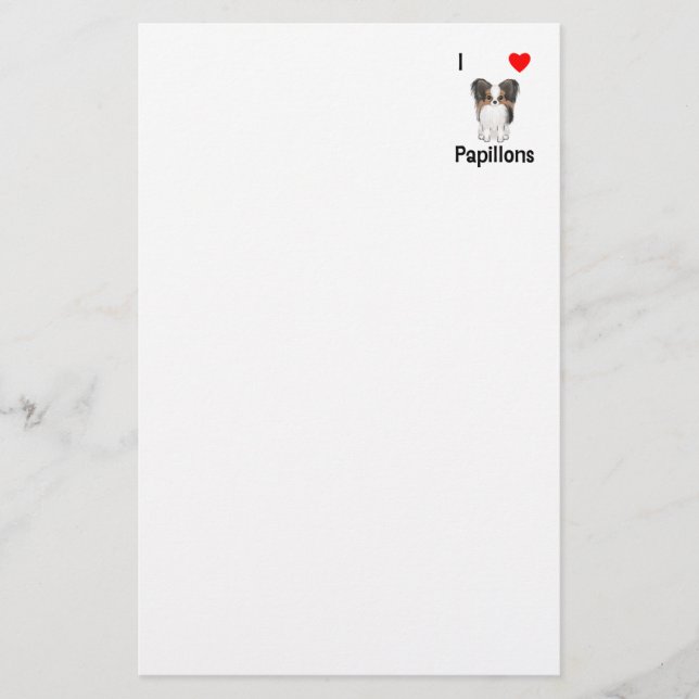 Papeterie J'aime Papillons (l'image) (Devant)