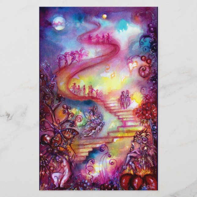 PAPETERIE JARDIN DES OMBRES PERDUES / ESCALIERS MYSTIQUES (Devant)