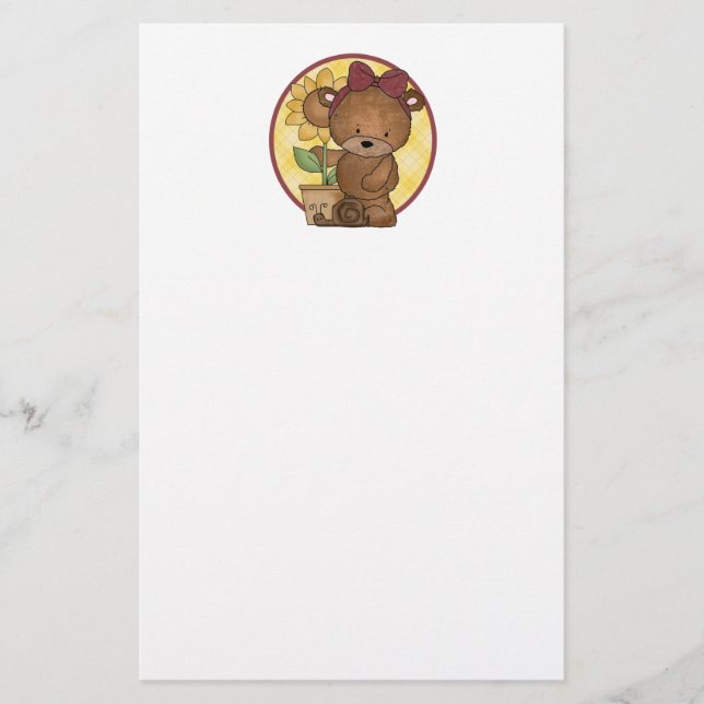 Papeterie Jardinage Teddy Bear (Devant)