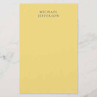 Papeterie Jasmine & Gris Ardoise Minimaliste Moderne Simple