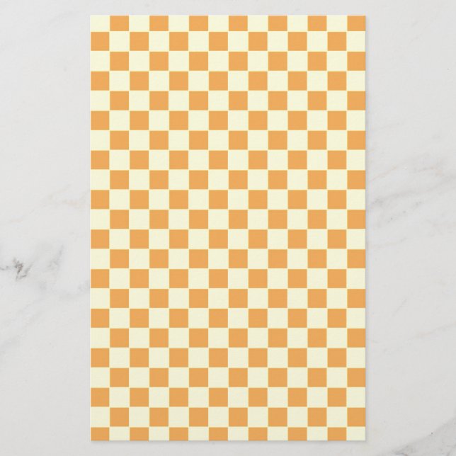 Papeterie jaune à carreaux (Devant)
