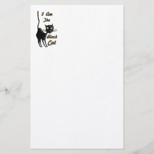 Papeterie Je Suis Black Cat Stationery
