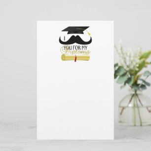 Papeterie Je vous moustache pour mon Diplôme avec Diplôme