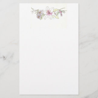Papeterie Jet floral stationnaire