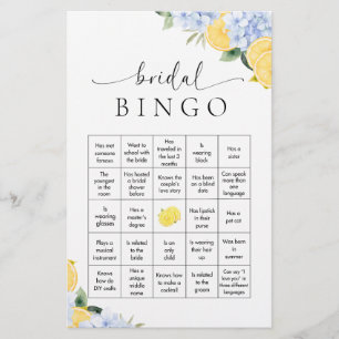 Papeterie Jeu de bingo pour enterrement de vie de jeune fill