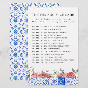 Papeterie Jeu de Fête des mariées Floral Méditerranéen Rose