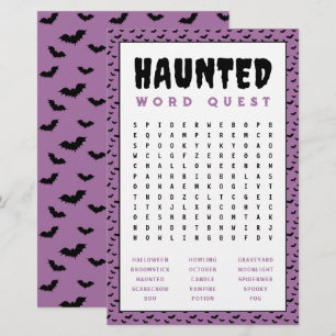 Papeterie Jeu de recherche de mots Halloween Jeux de mots